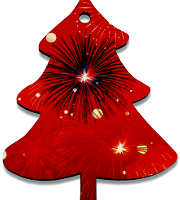 MDF Christmas tree ornament 