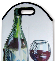 Double bottle insulated wine tote