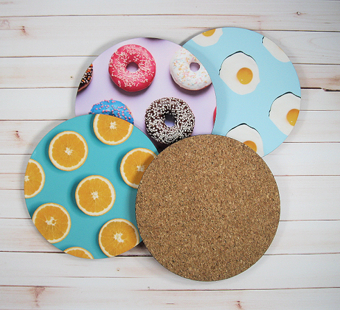 Unisub cork backed placemats and coasters