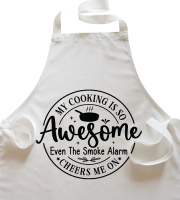 Premium cotton feel polyester apron adult