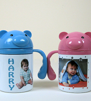 Polymer 250 ml child's double handed mug 