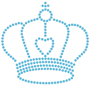 Crown stencil design